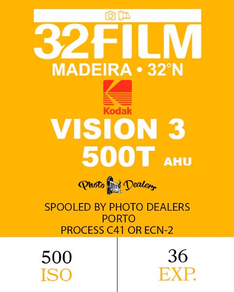 Kodak Vision3 500T 135/36 AHU 32 Film 