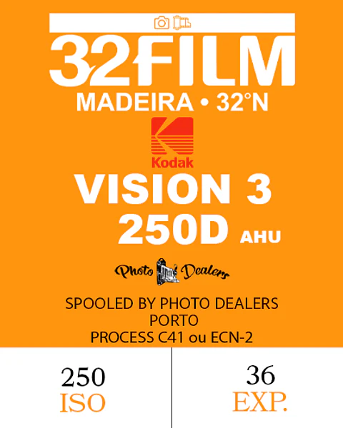 Kodak Vision3 250D AHU 135/36 32 FILM