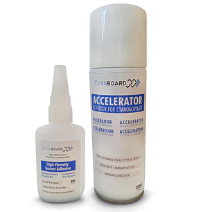 Kit: cianoacrilato alta viscosidade 50 g + ativador 200 ml