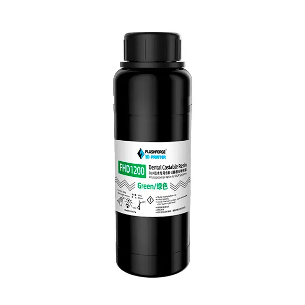 Resina Dental Casteable Flashforge para impresión 3D 0,5L
