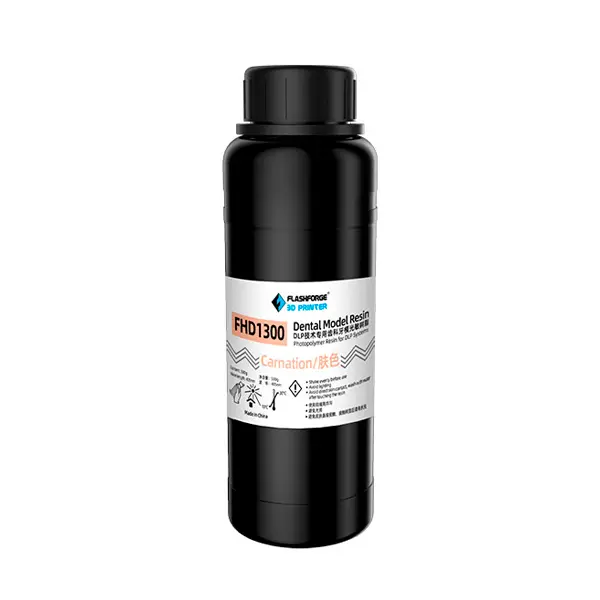 Resina modelo dental Skin Flasforge para impresión 3D 0,5L