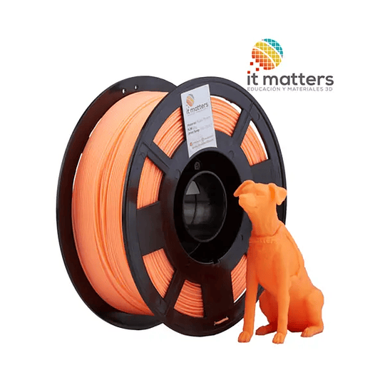 Filamento 3D PLA premium Naranja 1.75 mm 1 kilogramo