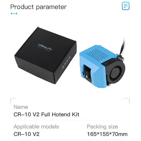 Hotend Creality Cr10 V2