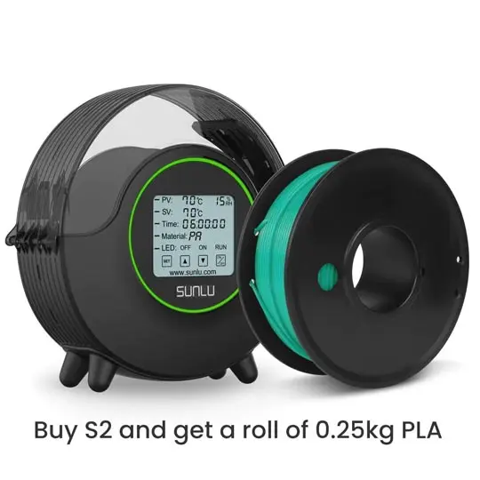 Secador Filamento Sunlu FilaDryer S2 