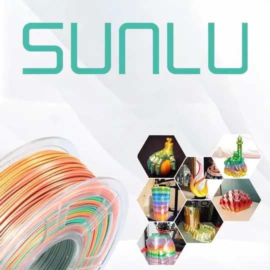 FILAMENTO PLA+ RAINBOW SUNLU 1KG 1,75 MM