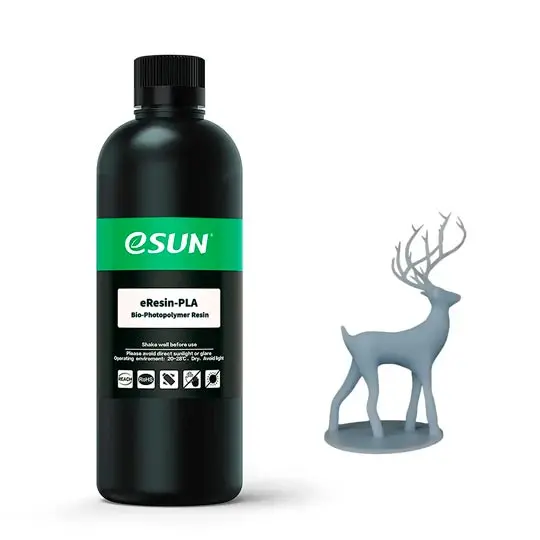 Resina BioPolimerica eSUN eResin-PLA para impresion 3D 0,5L