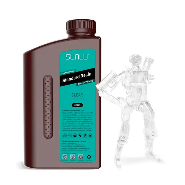 Resina Estandar SUNLU para impresion 3D 1L