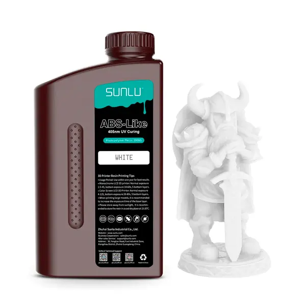 Resina Tipo ABS SUNLU Like ABS para impresion 3D 1L