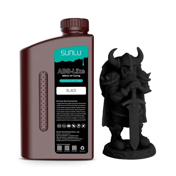Resina Tipo ABS SUNLU Like ABS para impresion 3D 1L