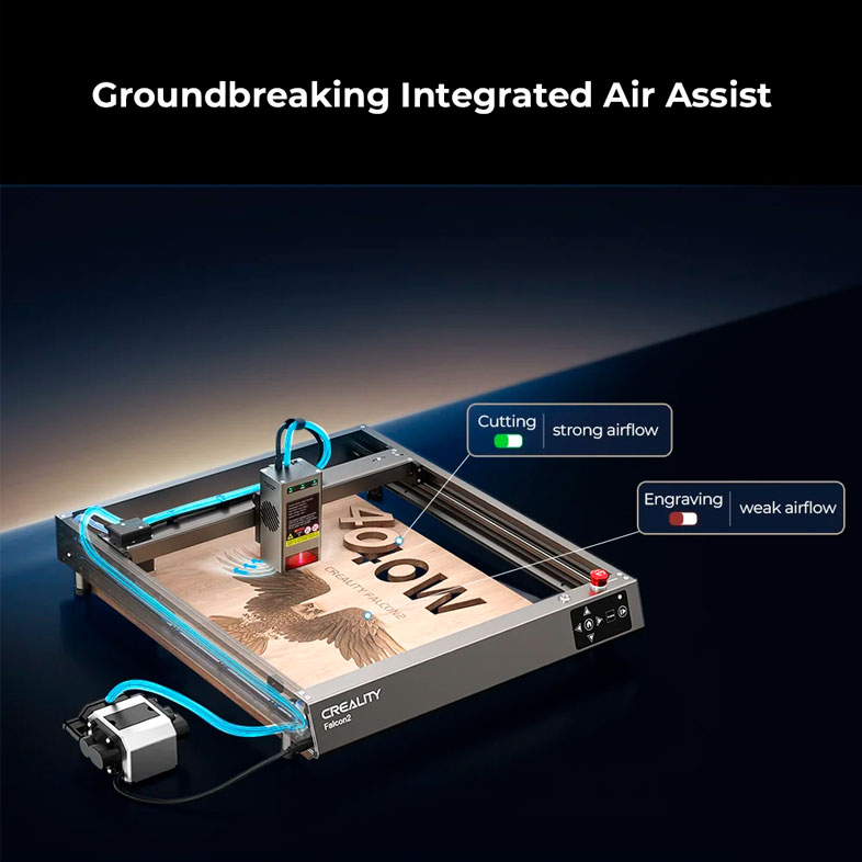 Creality Falcon 2 40W corte y grabado laser