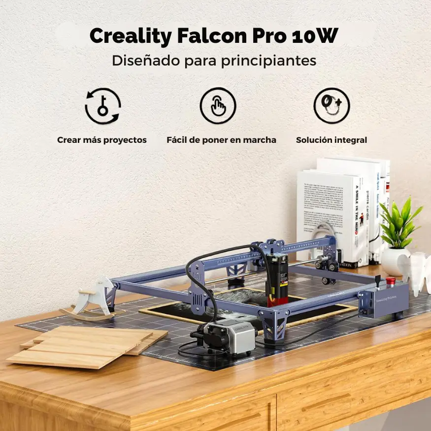 Creality Falcon Pro (10W) corte y grabado laser