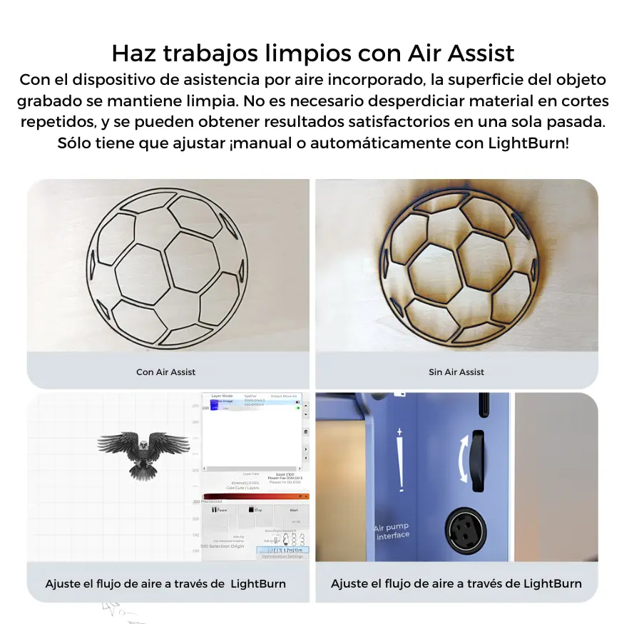 Creality Falcon Pro (10W) corte y grabado laser