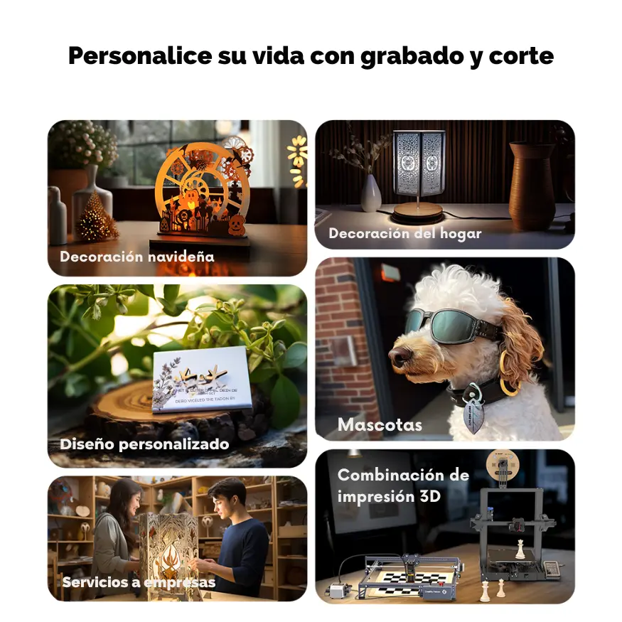 Creality Falcon Pro (10W) corte y grabado laser