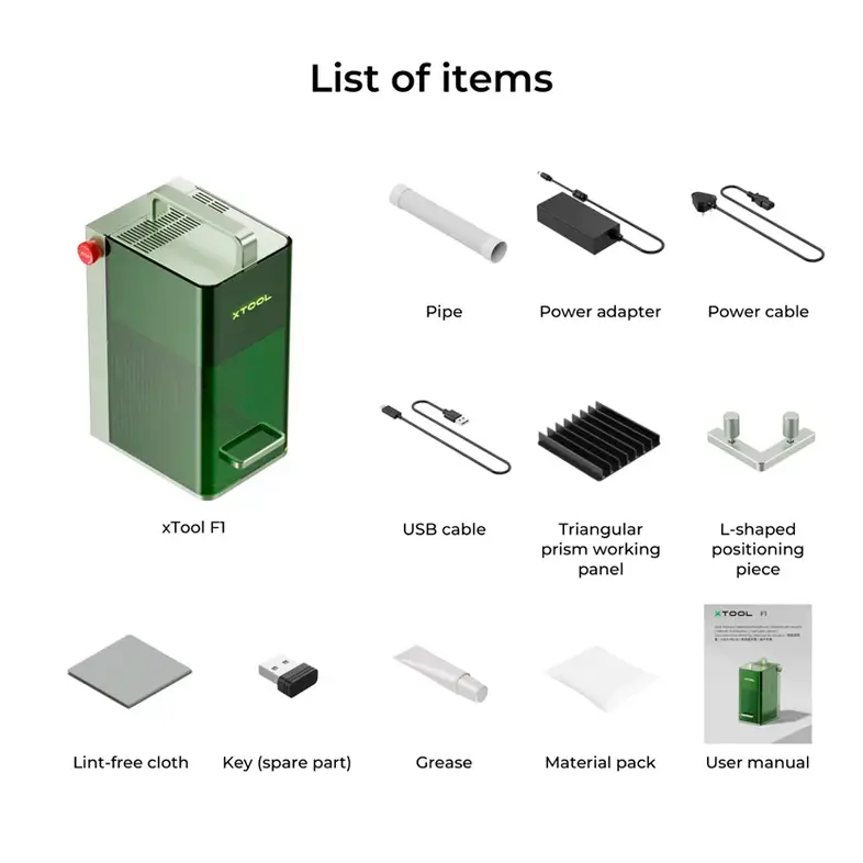 xTool F1 grabado láser