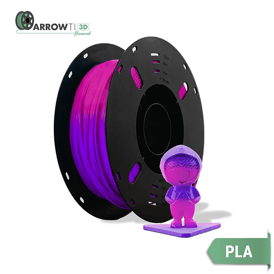 Filamento PLA  Cambio Color Temperatura 1KG 1.75MM ARROWTI3D