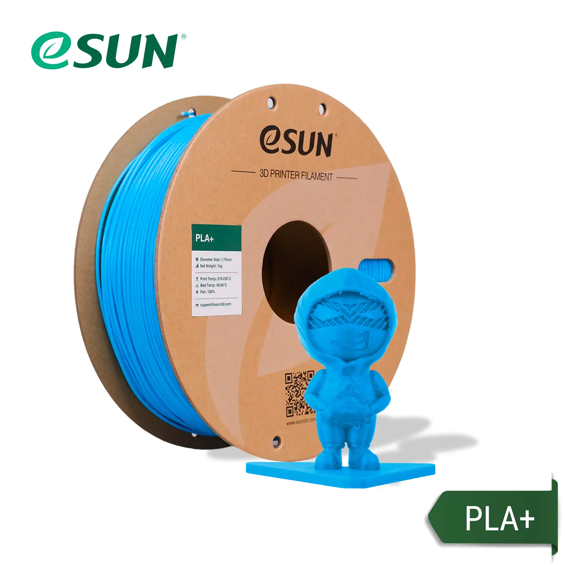 Filamento PLA + eSUN 1KG 1.75MM