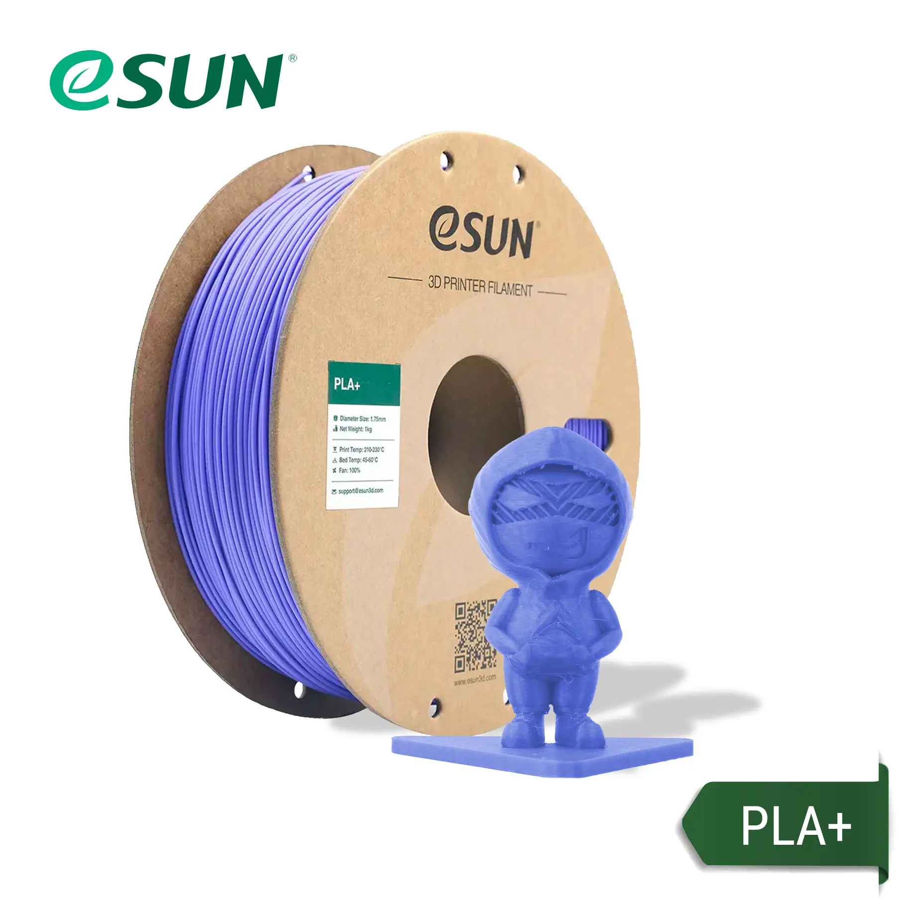 Filamento PLA + eSUN 1KG 1.75MM