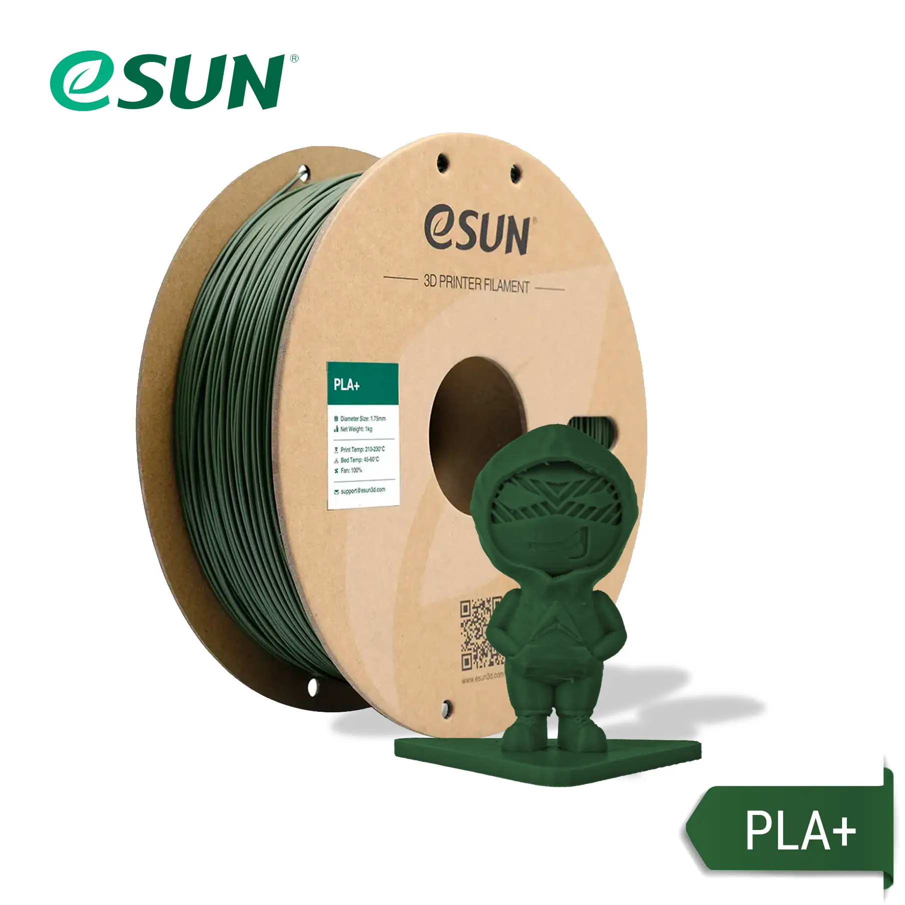 Filamento PLA + eSUN 1KG 1.75MM