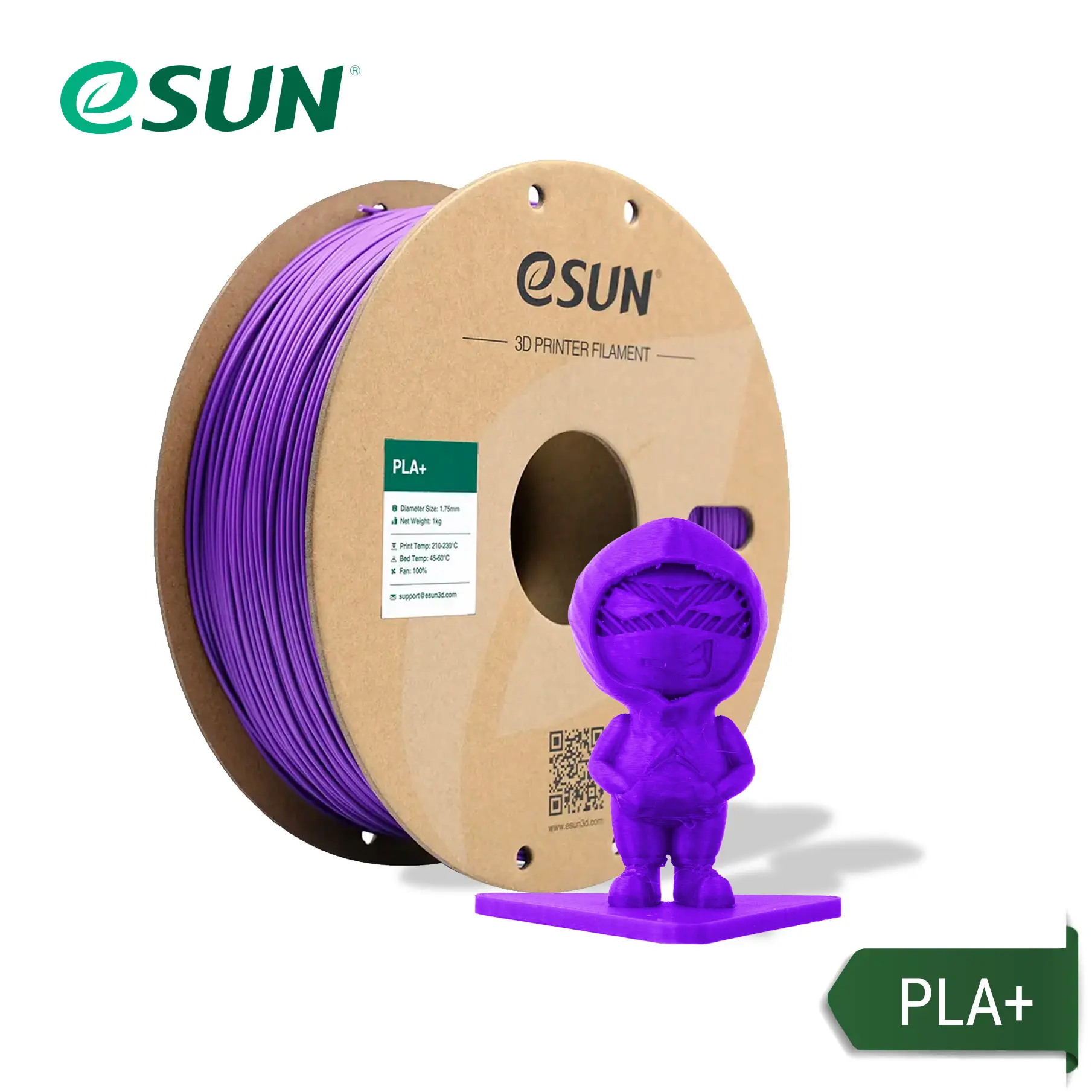 Filamento PLA + eSUN 1KG 1.75MM