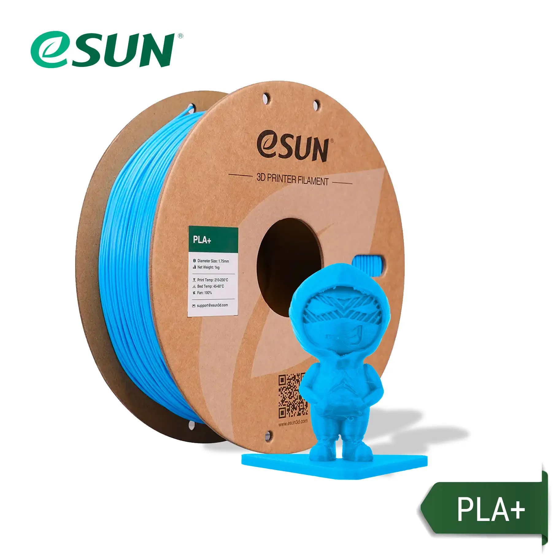 Filamento PLA + eSUN 1KG 1.75MM