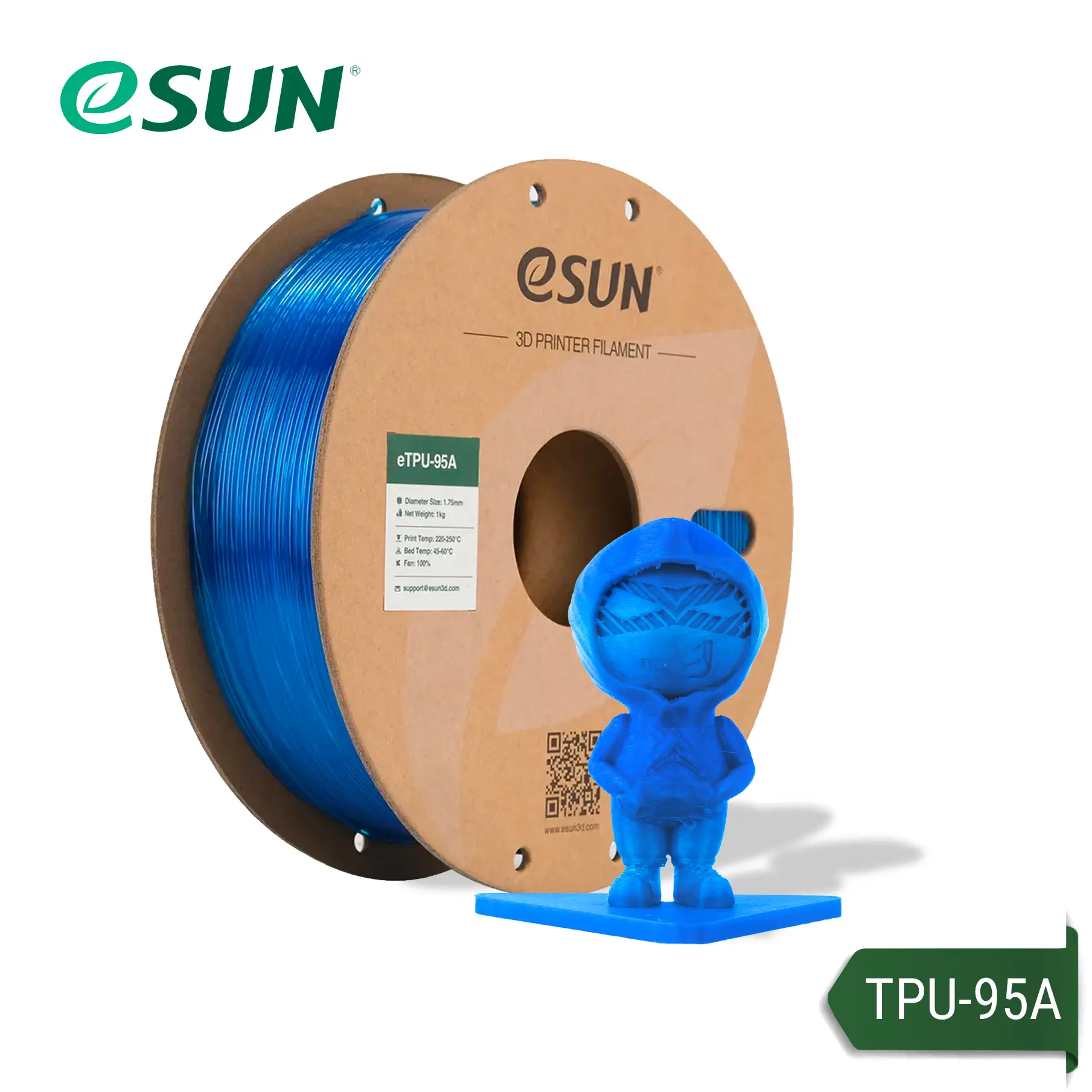 Filamento TPU-95A ESUN 1KG 1.75MM