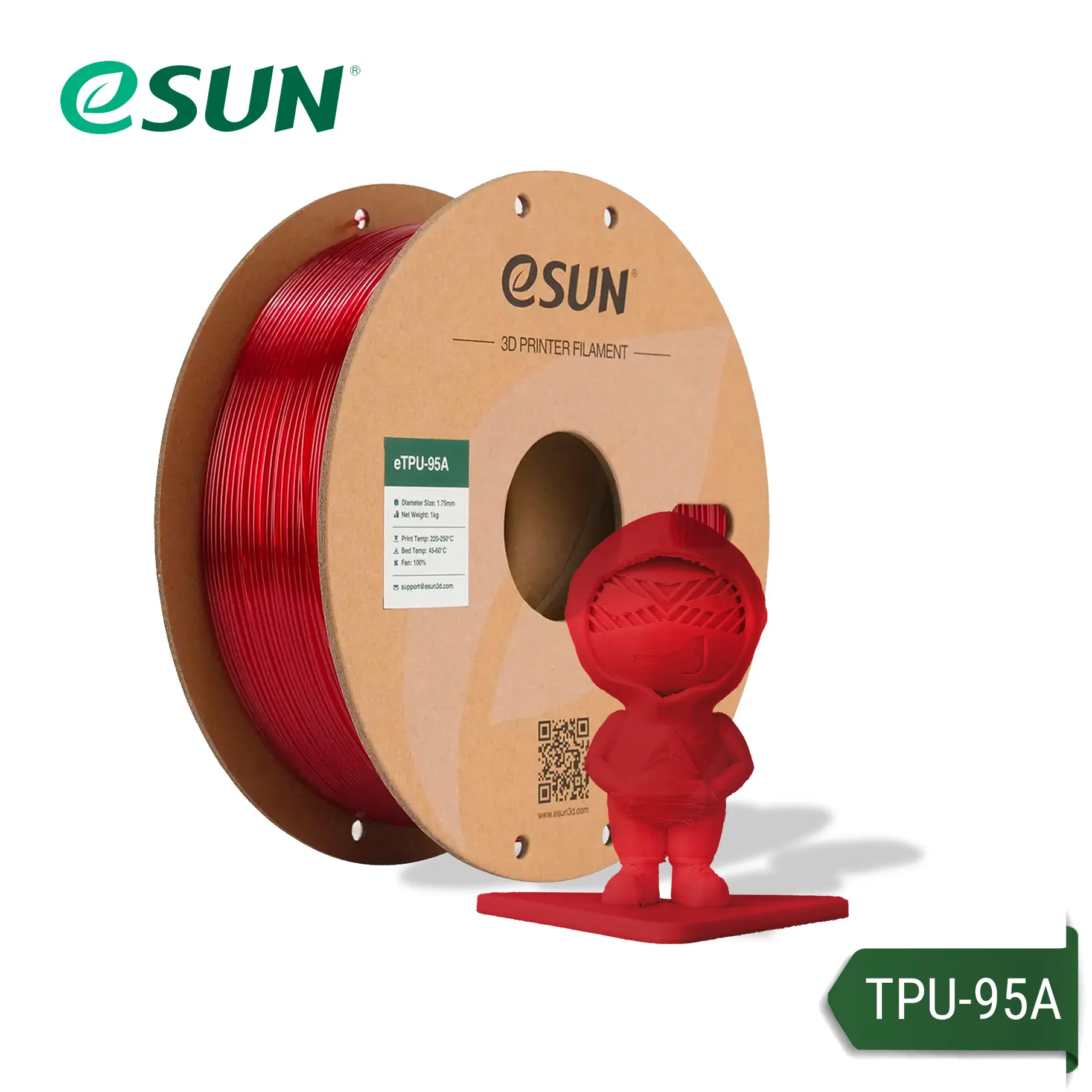 Filamento TPU-95A ESUN 1KG 1.75MM