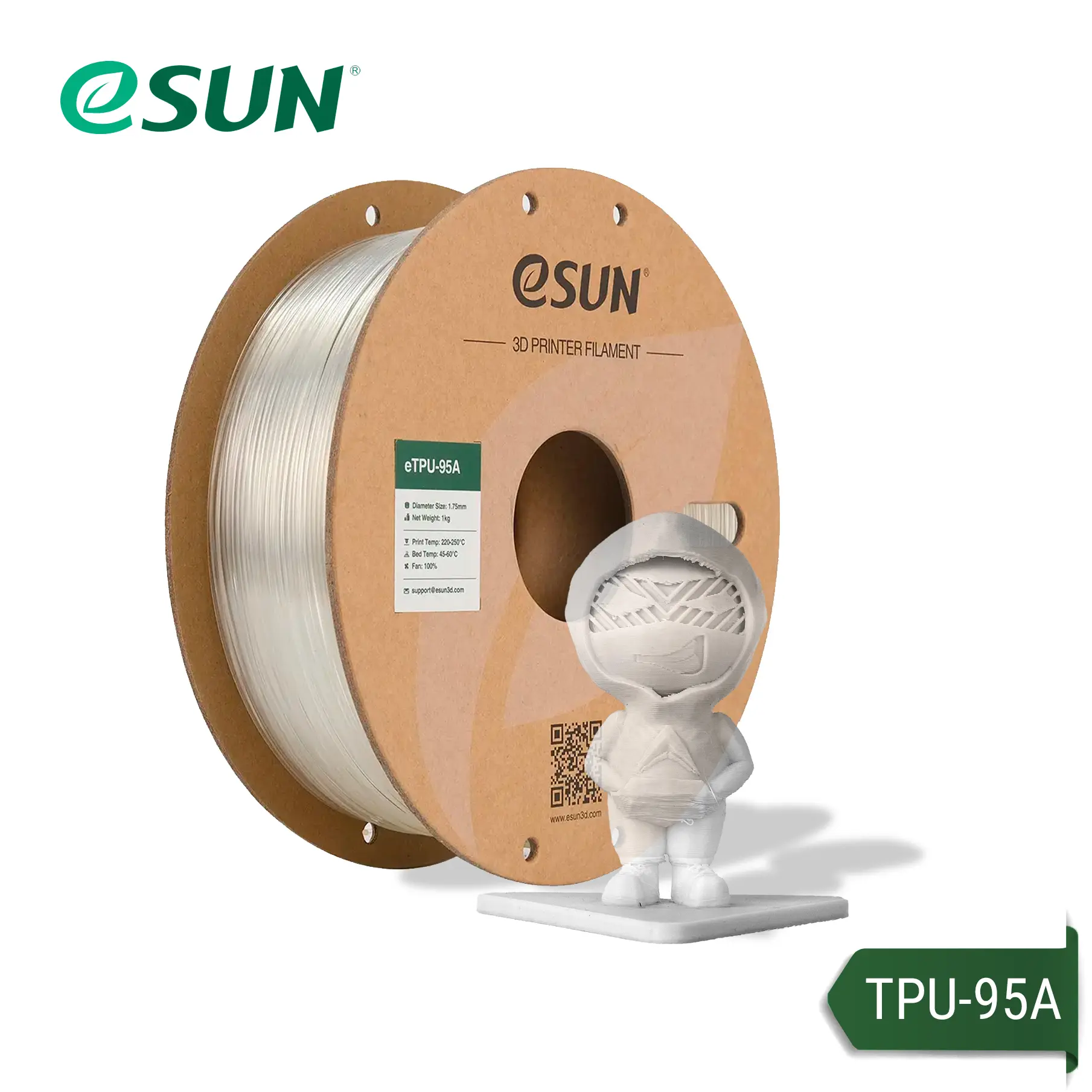 Filamento TPU-95A ESUN 1KG 1.75MM