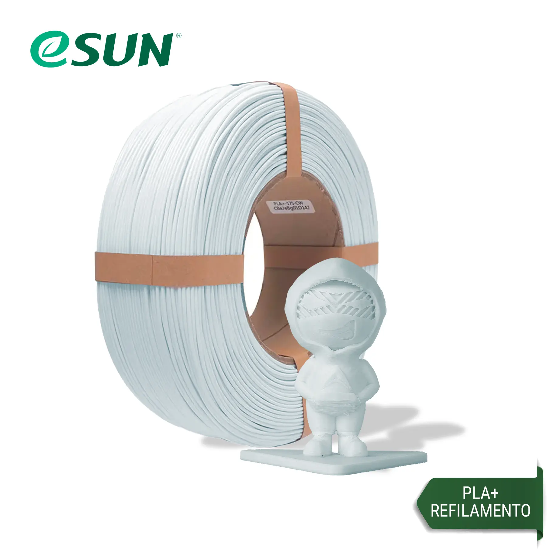 Filamento PLA+ Refilamento + 1Kg eSUN