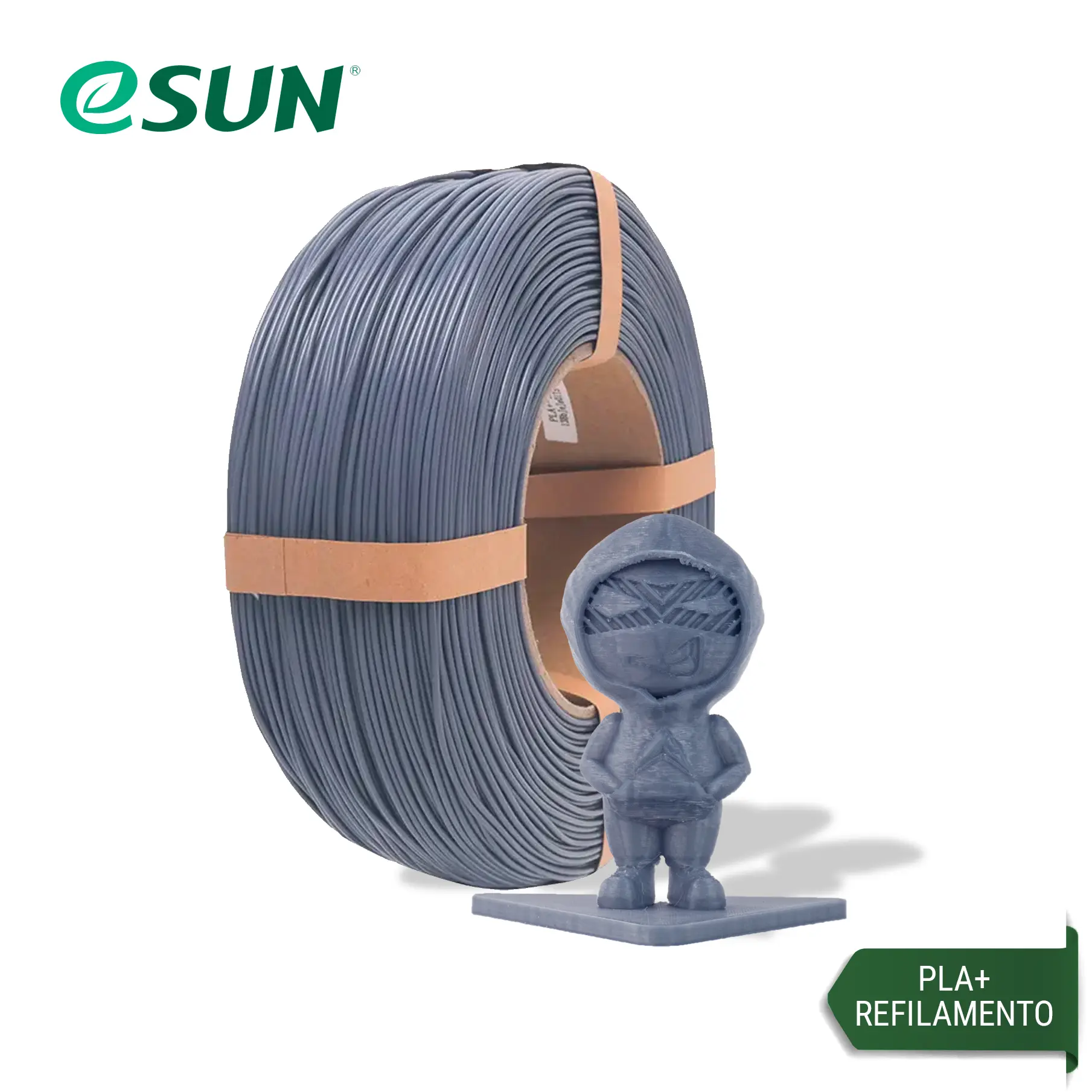Filamento PLA+ Refilamento + 1Kg eSUN