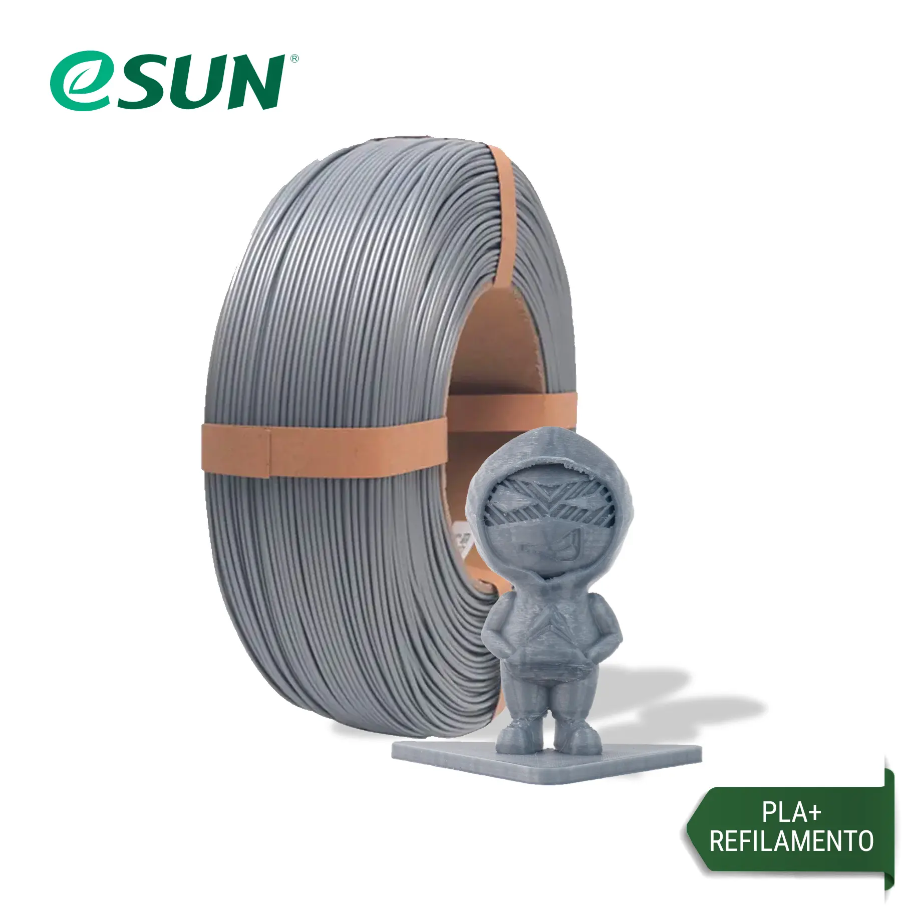 Filamento PLA+ Refilamento + 1Kg eSUN