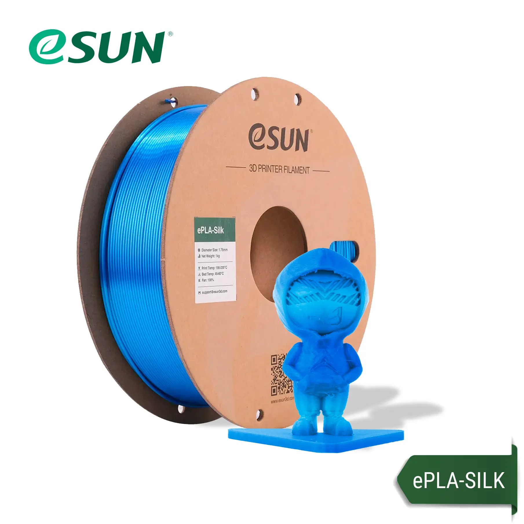 Filamento ePLA - SILK eSUN 1KG 1.75MM