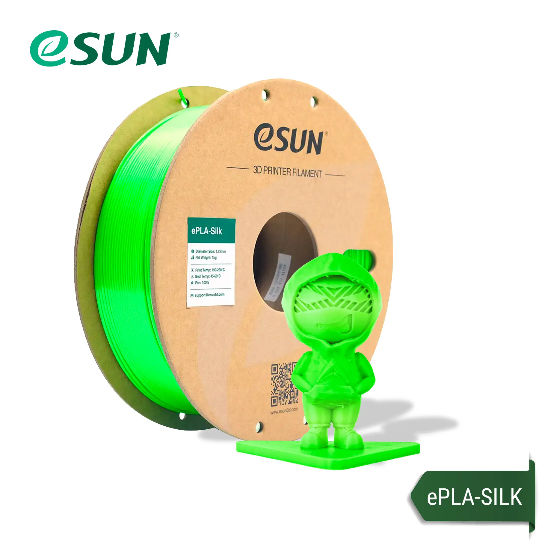 Filamento ePLA - SILK eSUN 1KG 1.75MM