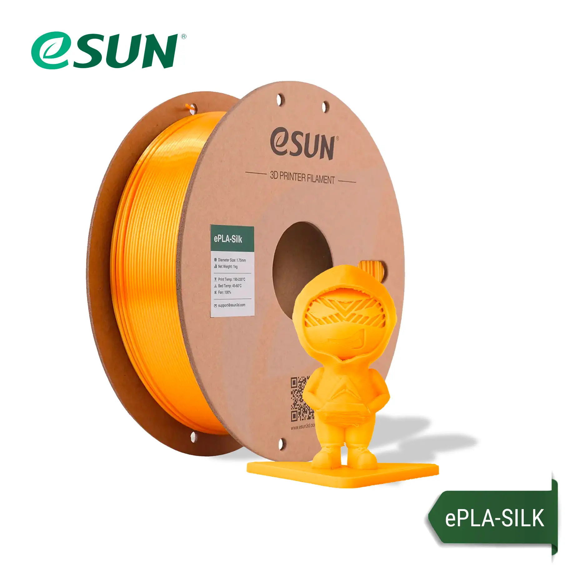 Filamento ePLA - SILK eSUN 1KG 1.75MM