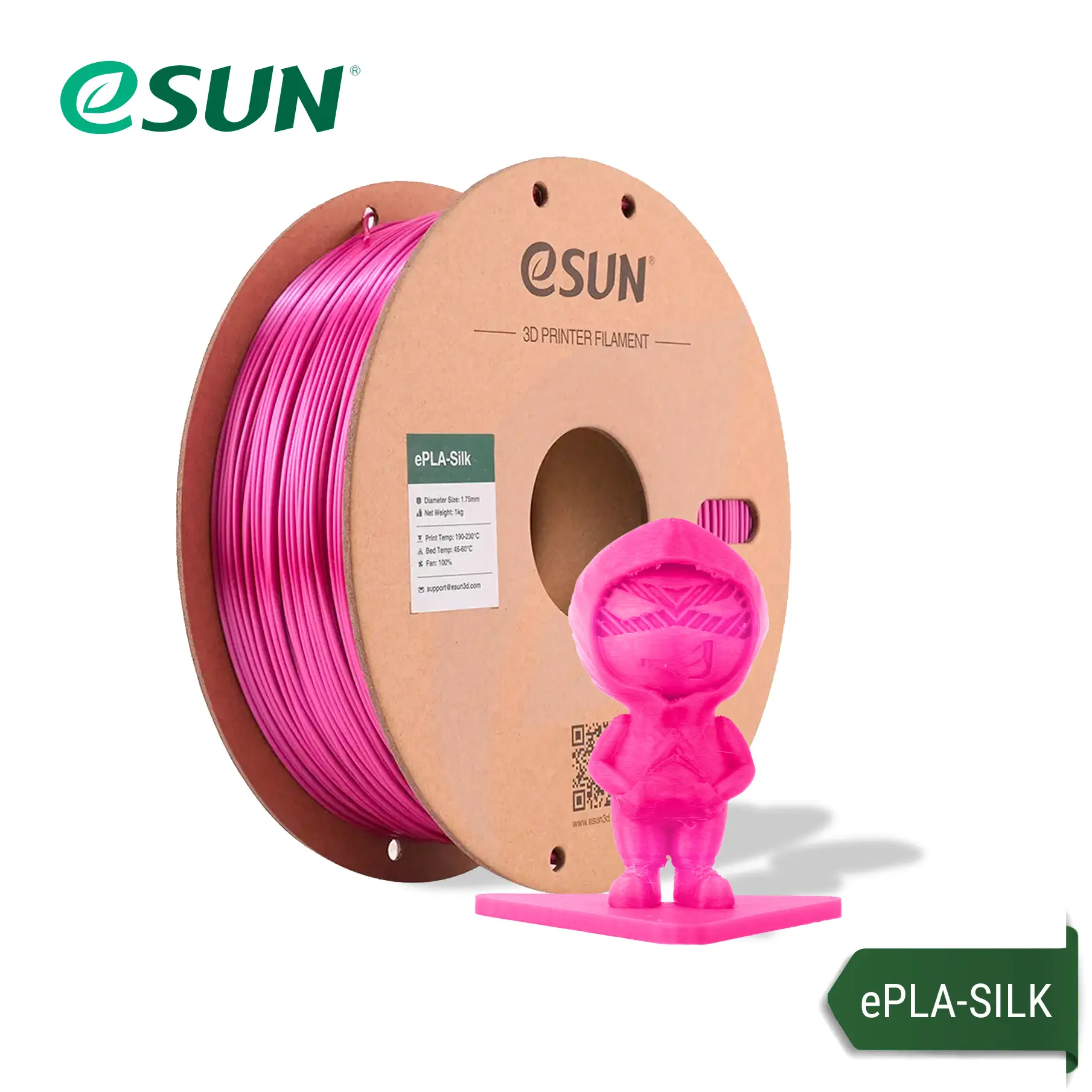 Filamento ePLA - SILK eSUN 1KG 1.75MM