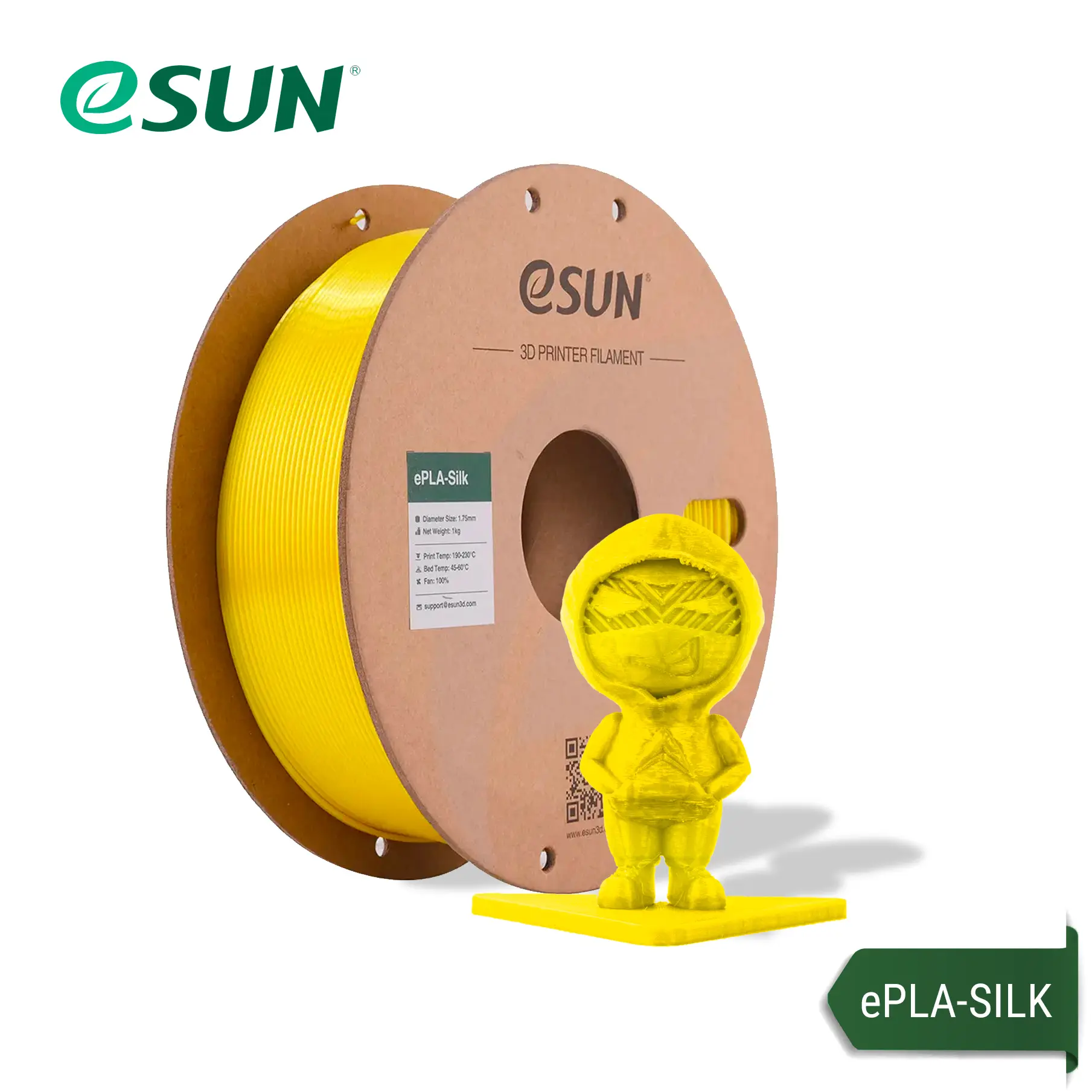 Filamento ePLA - SILK eSUN 1KG 1.75MM