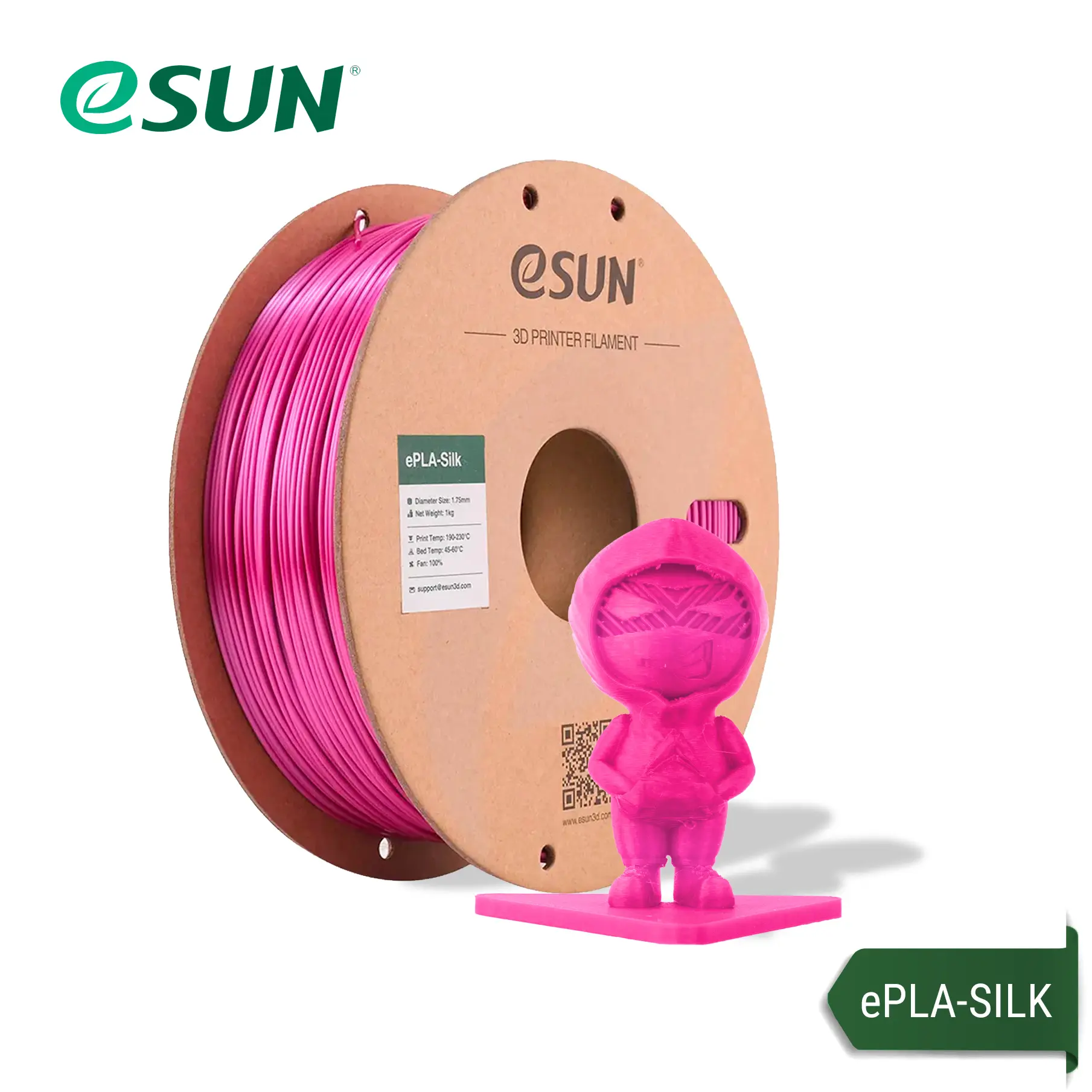 Filamento ePLA - SILK eSUN 1KG 1.75MM