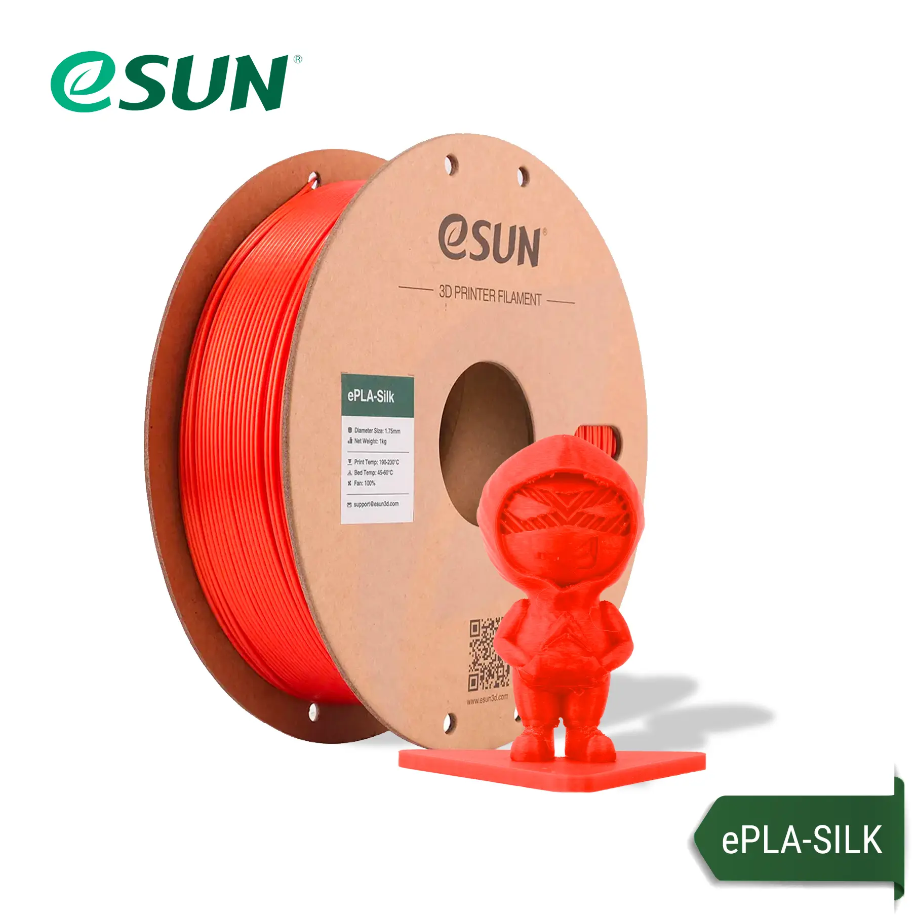 Filamento ePLA - SILK eSUN 1KG 1.75MM