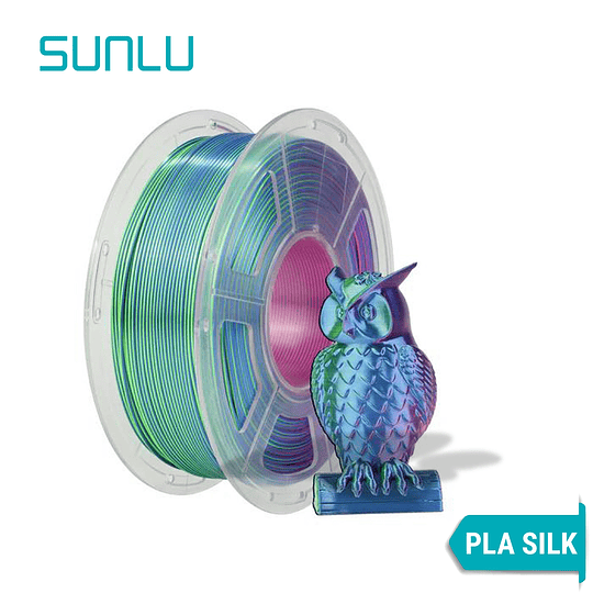 Filamento PLA+ Silk Sunlu Dual-Color, Tri-Color 1Kg 1,75MM