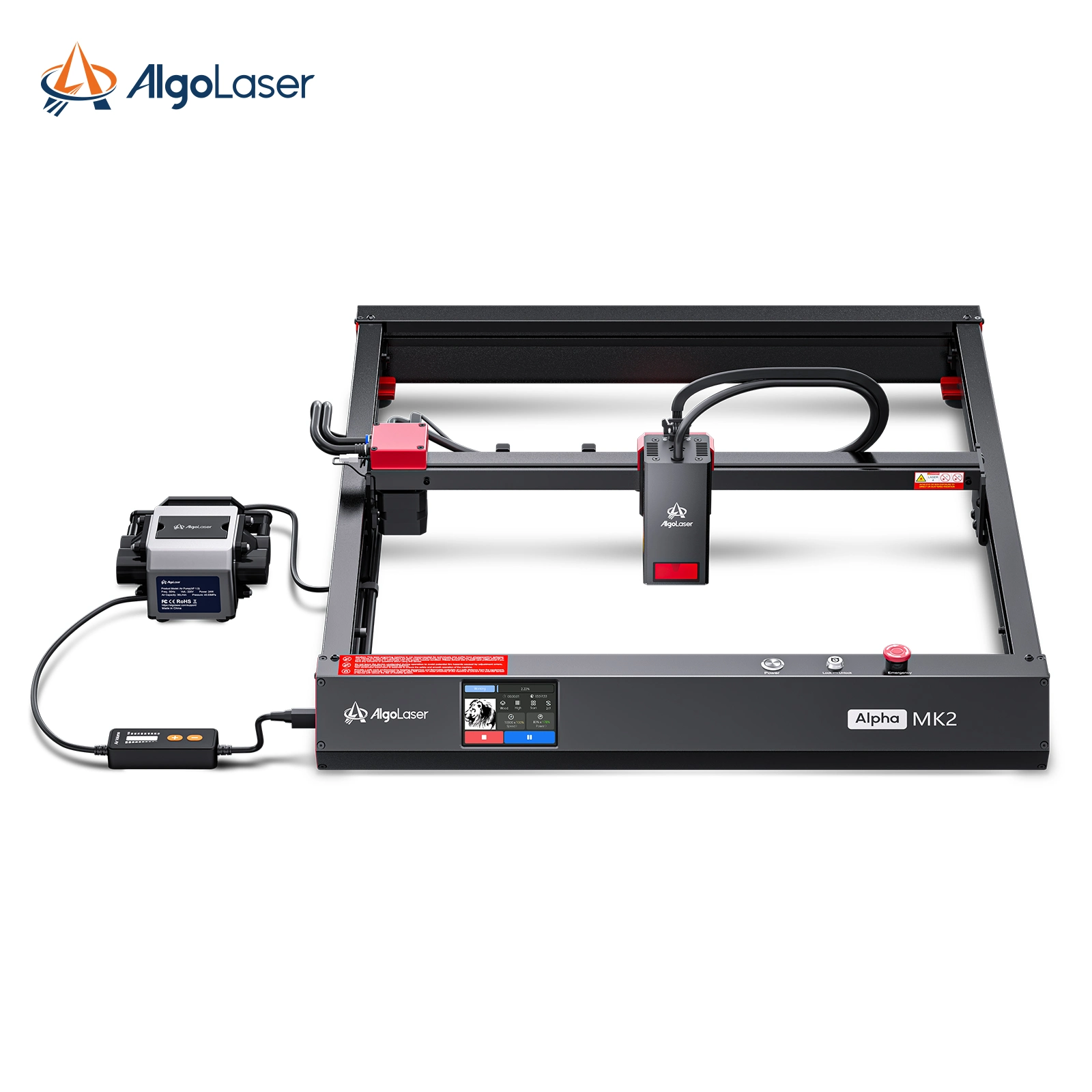 AlgoLaser Alpha MK2 20W Corte y grabado láser