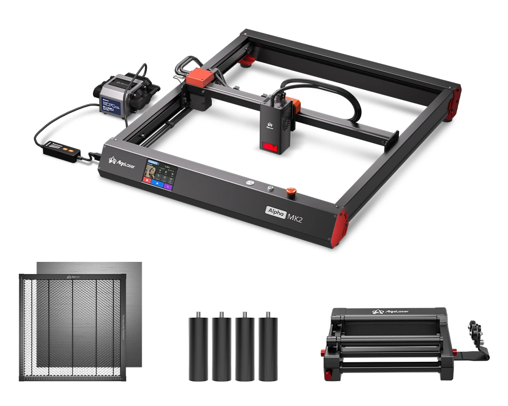 AlgoLaser Alpha MK2 20W Corte y grabado láser