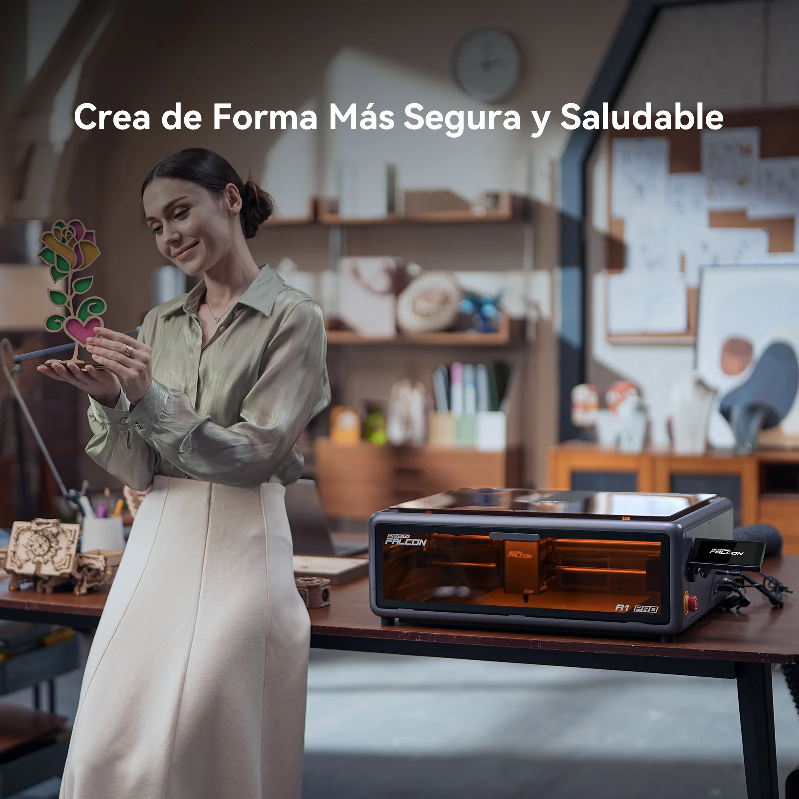 Creality Falcon A1 Pro corte y grabado laser