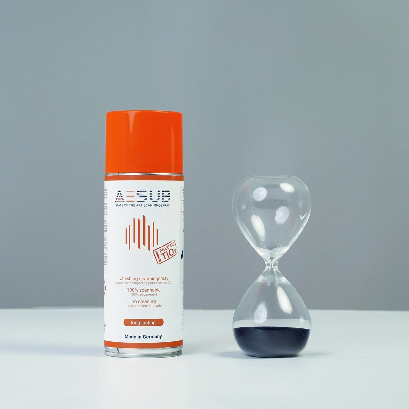 Laca naranja para escaneo 3d AESUB