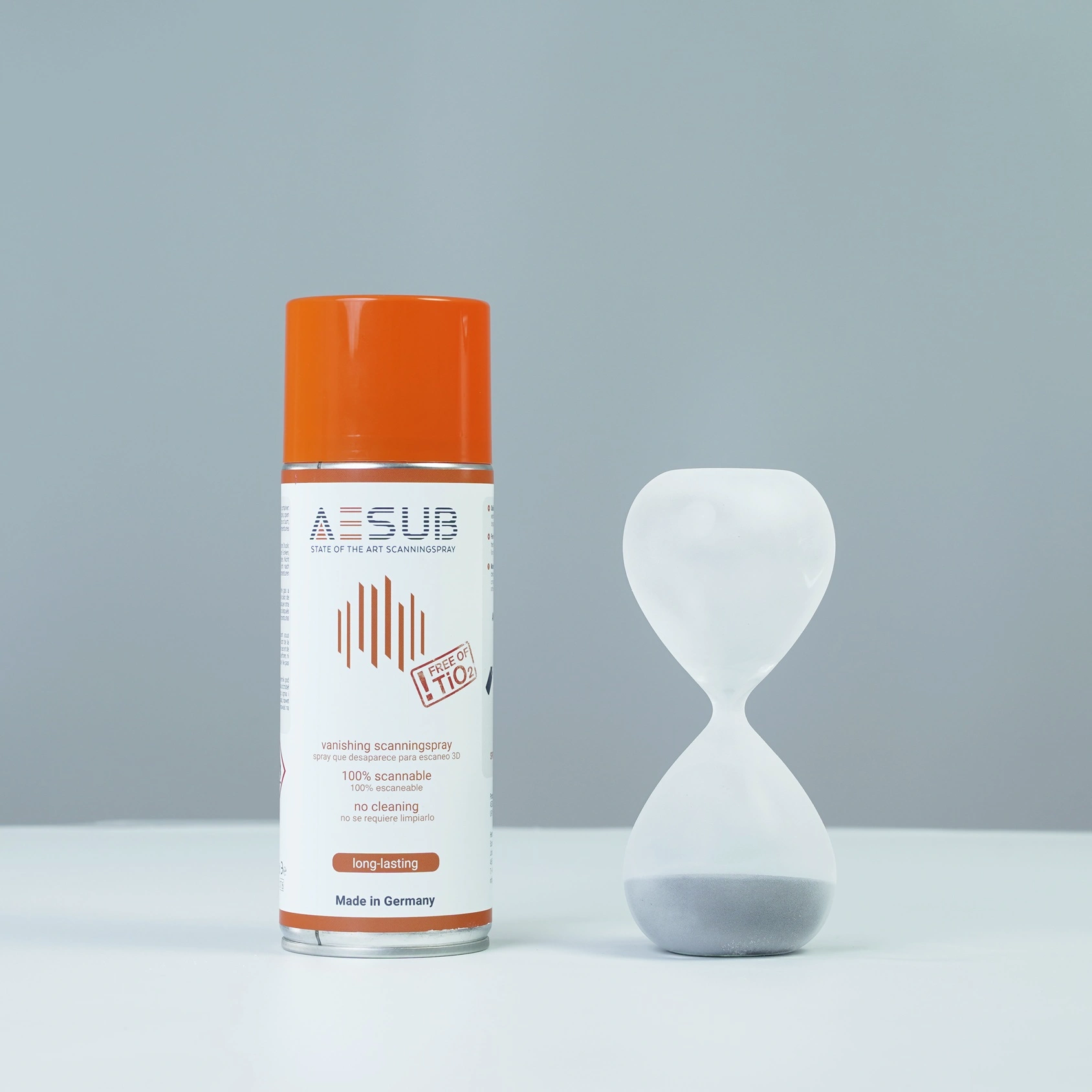 Laca naranja para escaneo 3d AESUB