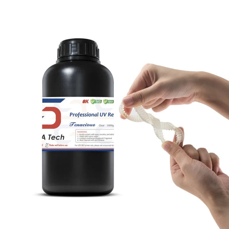 Resina Flexible Siraya Tenacius 65D para impresión 3D 1Kg