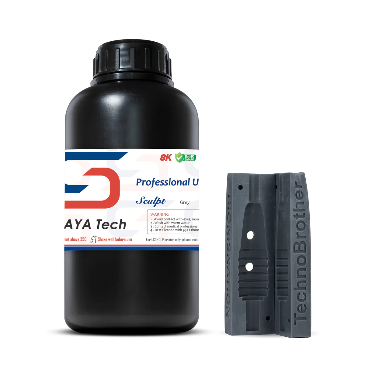 Resina de Alta Temperatura Siraya Sculpt para impresión 3D 1kg 