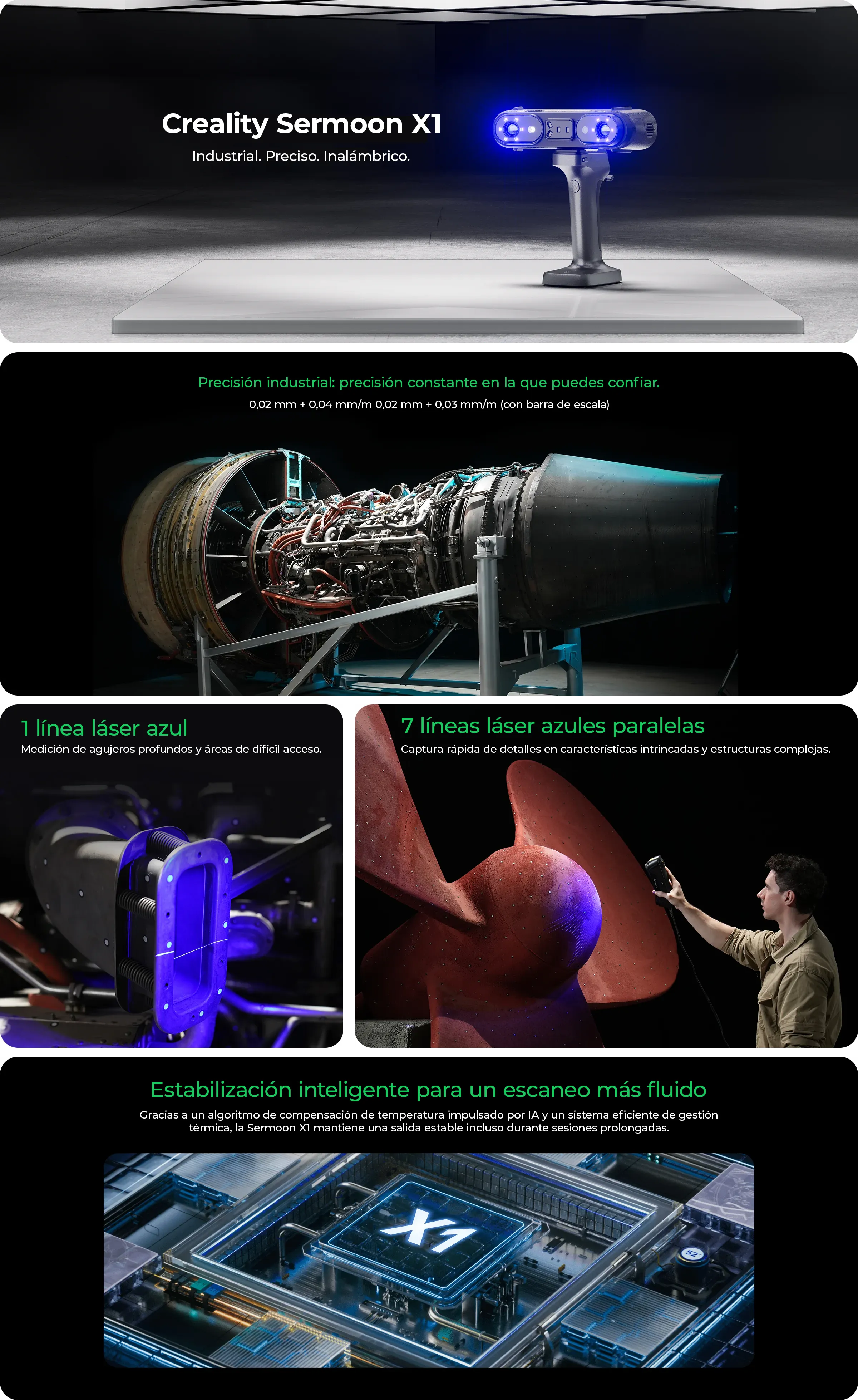 ESCANER 3D CREALITY SERMOON X1