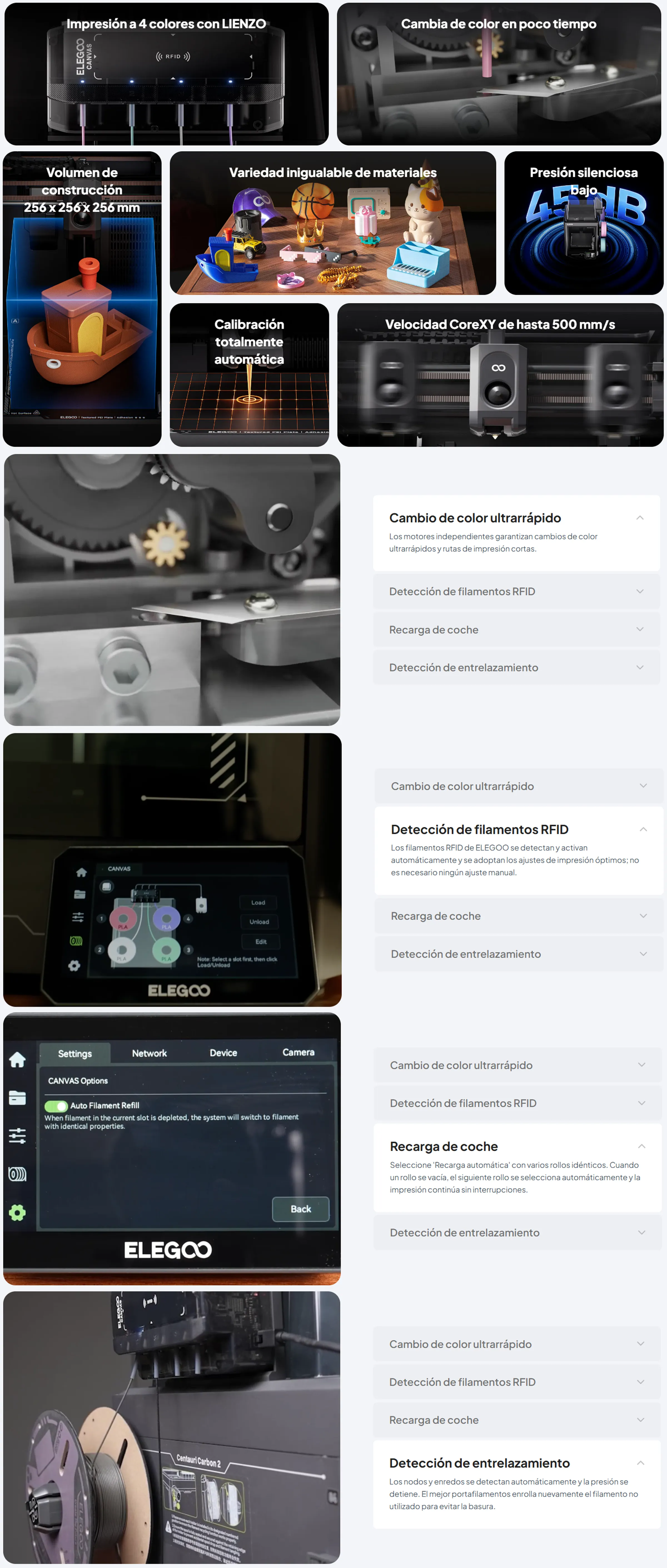 IMPRESORA 3D ELEGOO Centauri Carbon 2 Combo