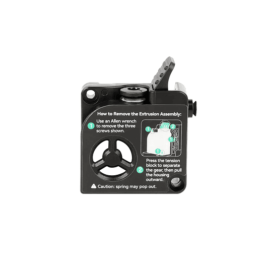 Cubierta Frontal del Extrusor K2 series para Impresora 3D Creality