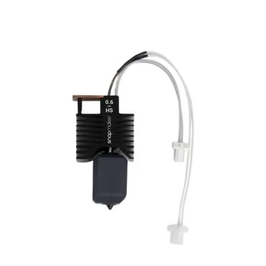 Hotend Snapmaker U1 con boquilla de acero endurecido de 0,4 mm