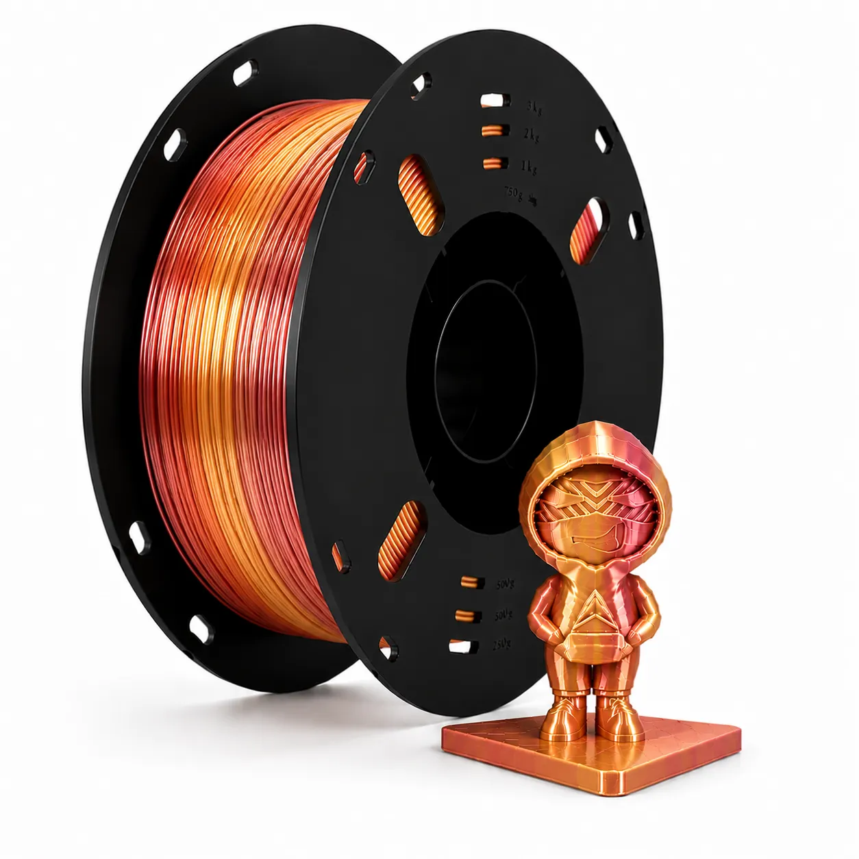 Filamento PLA SILK MULTICOLOR 1kg 1.75mm ARROWTI3D